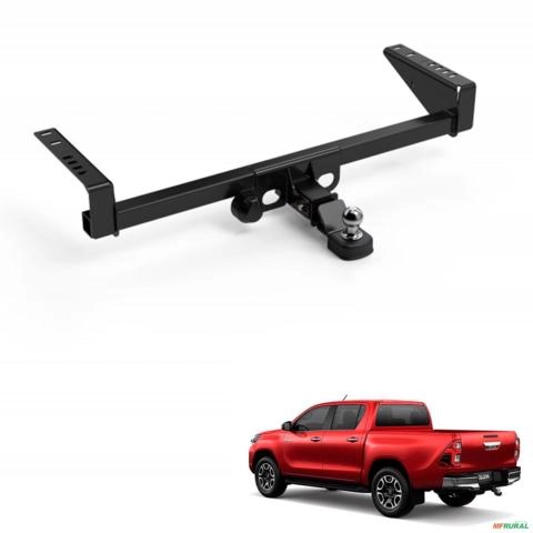 Engate Reboque Hilux 2005 a 2025 Bepo Removível 1500kg Imagem Engate Reboque Hilux 2005 a 2025 Bepo Removível 1500kg