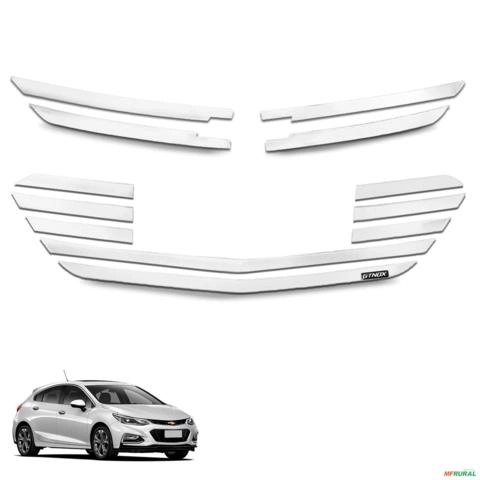 Sobre Grade Cruze Hatch 2017 a 2019 Aço Inox Cromada Maxx Imagem Sobre Grade Cruze Hatch 2017 a 2019 Aço Inox Cromada Maxx