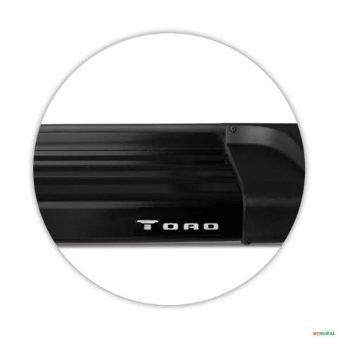 Estribo Lateral Fiat Toro 2016 a 2023 Aluminio Preto Track
