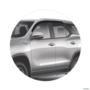 Calha de Chuva SW4 2016 a 2025 Defletor Fumê Tgpoli Imagem Calha de Chuva SW4 2016 a 2025 Defletor Fumê Tgpoli