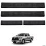 Jogo De Soleira Porta Hilux CD 2016 a 2025 Injetada Preta Imagem Jogo De Soleira Porta Hilux CD 2016 a 2025 Injetada Preta
