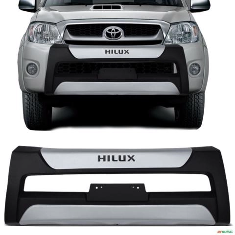 Overbumper Hilux CD 2009 a 2011 Preto Polipropileno Tgpoli Imagem Overbumper Hilux CD 2009 a 2011 Preto Polipropileno Tgpoli