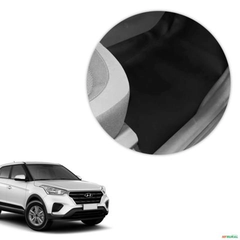 Capa Proteção de Assoalho Creta 2017 a 2020 Vinil Preto Imagem Capa Proteção de Assoalho Creta 2017 a 2020 Vinil Preto