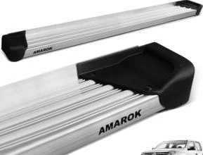 Estribo Lateral Amarok CD 2010 a 2023 Aluminio Natural A3
