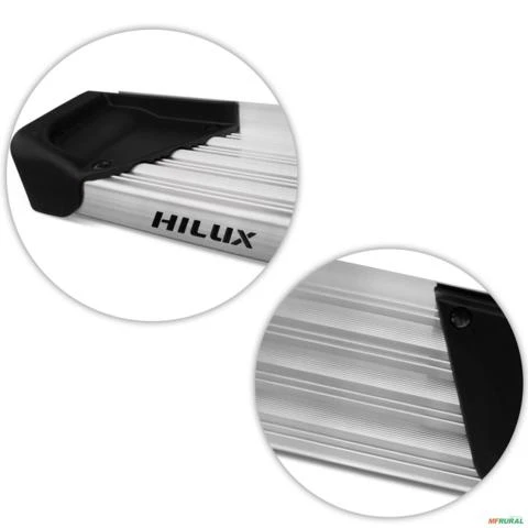 Estribo Lateral Hilux CD 2005 a 2015 Aluminio Natural A3