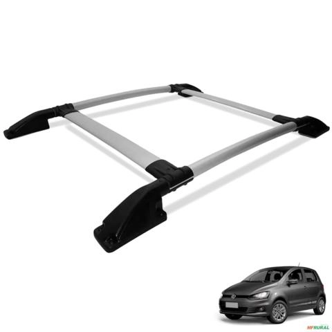 Rack De Teto Bagageiro Fox 2004 a 2022 Tubolar Prata Imagem Rack De Teto Bagageiro Fox 2004 a 2022 Tubolar Prata