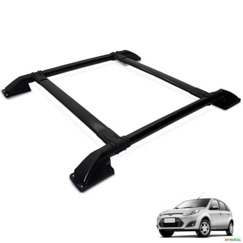 Rack De Teto Bagageiro Fiesta Hatch 2003 a 2011 Tubolar Preto Imagem Rack De Teto Bagageiro Fiesta Hatch 2003 a 2011 Tubolar Preto