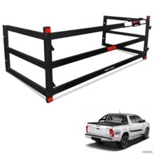 Extensor de Caçamba Hilux 2005 a 2015 Divisor ED Preto