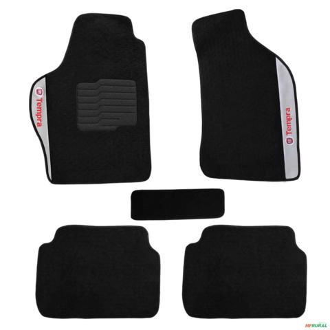 Imagem Jogo De Tapete Carpete Tempra 1992 a 1999 Preto 5 Peças Imagem Jogo De Tapete Carpete Tempra 1992 a 1999 Preto 5 Peças