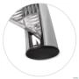 Ponteira Estribo Tubolar 2,5 Polegadas Universal Preto Gtnox Imagem Ponteira Estribo Tubolar 2,5 Polegadas Universal Preto Gtnox