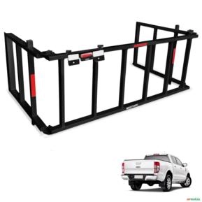 Extensor de Caçamba Ranger 2013 a 2026 Rampa Preto Extensor de Caçamba Ranger 2013 a 2026 Rampa Preto