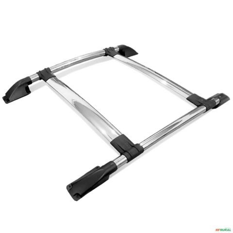 Imagem Rack De Teto Bagageiro Hilux 2005 a 2015 Cromado Tubolar Imagem Rack De Teto Bagageiro Hilux 2005 a 2015 Cromado Tubolar