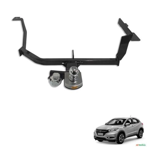 Engate De Reboque HRV 2016 a 2027 Rabicho Fixo 700 kg Imagem Engate De Reboque HRV 2016 a 2027 Rabicho Fixo 700 kg