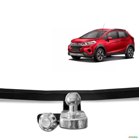 Engate De Reboque WRV 2017 a 2021 Rabicho Fixo 700 kg Imagem Engate De Reboque WRV 2017 a 2021 Rabicho Fixo 700 kg