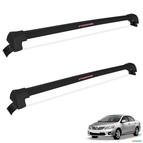 Rack De Teto Travessa Corolla 2008 a 2014 Alumínio Preto Imagem Rack De Teto Travessa Corolla 2008 a 2014 Alumínio Preto