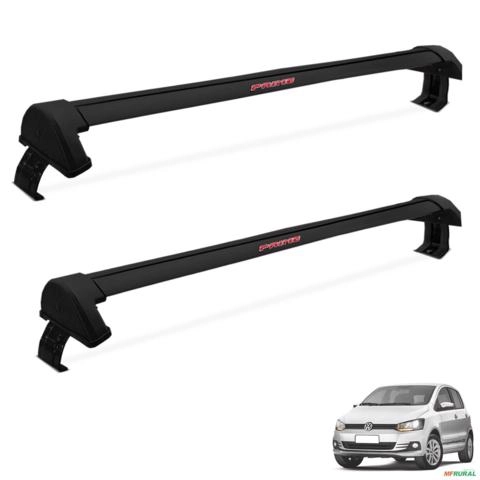 Rack De Teto Travessa Fox 2004 a 2022 Alumínio Preto Imagem Rack De Teto Travessa Fox 2004 a 2022 Alumínio Preto