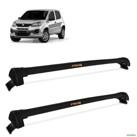 Rack De Teto Uno Vivace 2011 a 2021 2 Portas Alumínio Preto Imagem Rack De Teto Uno Vivace 2011 a 2021 2 Portas Alumínio Preto