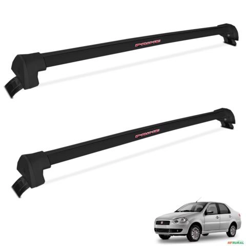 Rack De Teto Travessa Palio Siena 1996 a 2017 Alumínio Preto Imagem Rack De Teto Travessa Palio Siena 1996 a 2017 Alumínio Preto