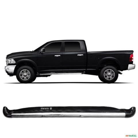 Estribo Lateral Dodge Ram 2012 a 2015 Preto Ebony Autech