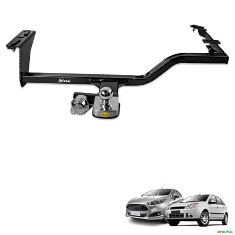 Engate Reboque New Fiesta Hatch 2013 a 2020 Rabicho Fixo 700kg Imagem Engate Reboque New Fiesta Hatch 2013 a 2020 Rabicho Fixo 700kg