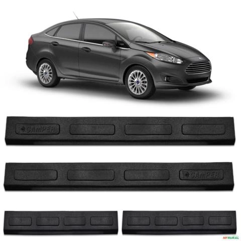 Jogo De Soleira Porta New Fiesta Sedan 2012 a 2019 Injetada Preta Imagem Jogo De Soleira Porta New Fiesta Sedan 2012 a 2019 Injetada Preta