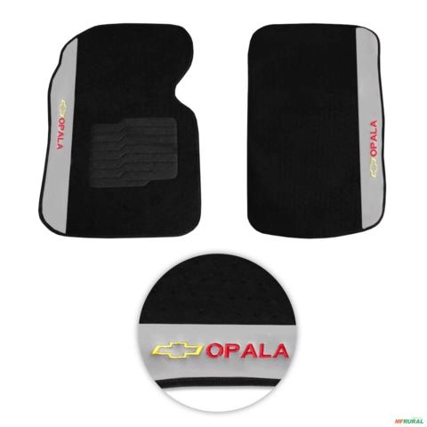 Imagem Jogo Tapete Carpete Opala 1973 a 1992 Preto 5 Peças Imagem Jogo Tapete Carpete Opala 1973 a 1992 Preto 5 Peças