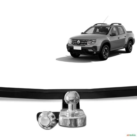 Engate DE Reboque Oroch 2016 a 2025 Rabicho Fixo 700kg Imagem Engate DE Reboque Oroch 2016 a 2025 Rabicho Fixo 700kg