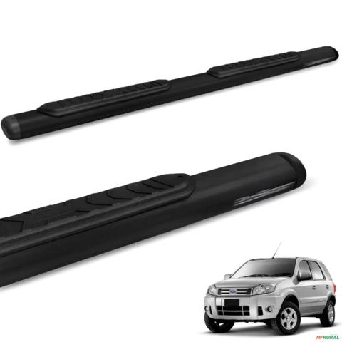 Estribo Lateral Oval Ecosport 2003 a 2012 Oblongo Preto Imagem Estribo Lateral Oval Ecosport 2003 a 2012 Oblongo Preto