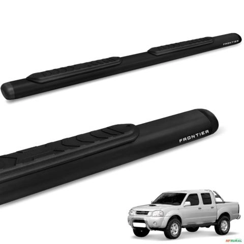 Estribo Lateral Oval Frontier 2003 a 2007 Oblongo Preto Imagem Estribo Lateral Oval Frontier 2003 a 2007 Oblongo Preto