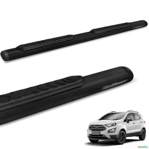 Estribo Lateral Oval Ecosport 2013 a 2021 Oblongo Preto Imagem Estribo Lateral Oval Ecosport 2013 a 2021 Oblongo Preto