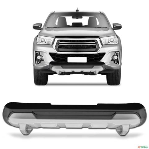 Overbumper Hilux 2019 2020 Front Bumper Prata Original Dfender Imagem Overbumper Hilux 2019 2020 Front Bumper Prata Original Dfender