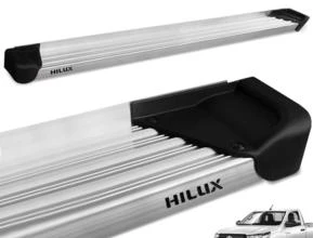 Estribo Lateral Hilux CS 2016 a 2024 Aluminio Natural A3