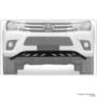 Protetor Baixo De Parachoque Hilux 2016 a 2019 Preto Imagem Protetor Baixo De Parachoque Hilux 2016 a 2019 Preto