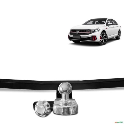 Engate De Reboque Jetta 2019 a 2024 Rabicho Fixo 700kg Imagem Engate De Reboque Jetta 2019 a 2024 Rabicho Fixo 700kg