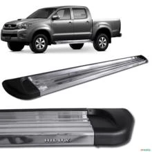 Estribo Lateral Hilux 2005 a 2015 Aluminio Polido Track