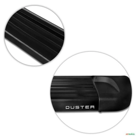 Imagem Estribo Lateral Duster 2012 a 2025 Aluminio Preto Track Imagem Estribo Lateral Duster 2012 a 2025 Aluminio Preto Track