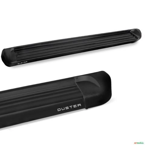 Imagem Estribo Lateral Duster 2012 a 2025 Aluminio Preto Track Imagem Estribo Lateral Duster 2012 a 2025 Aluminio Preto Track