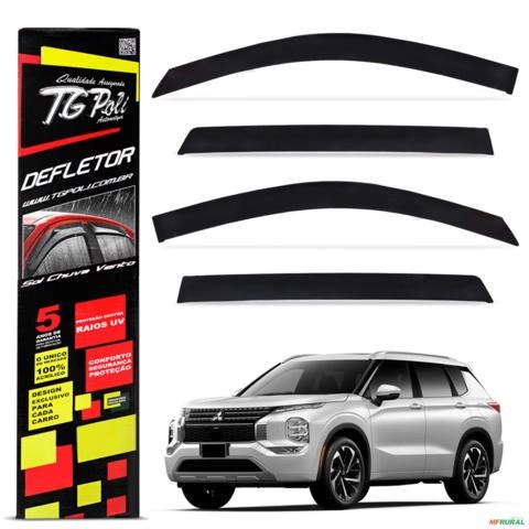 Calha De Chuva Outlander 2014 a 2023 Acrílico Inteiriça Tgpoli Imagem Calha De Chuva Outlander 2014 a 2023 Acrílico Inteiriça Tgpoli