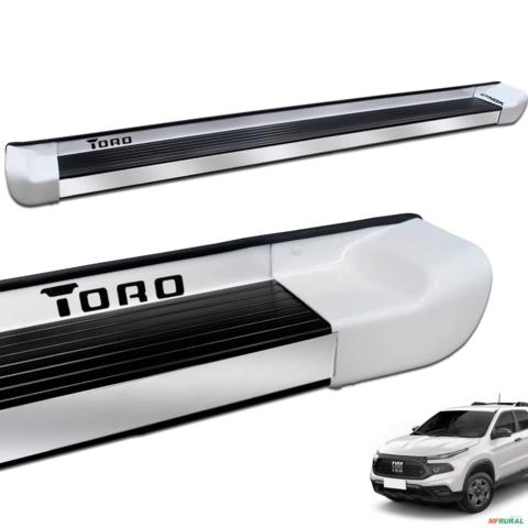 Estribo Lateral Toro 2016 a 2025 Branco Ambiente Personalizado Imagem Estribo Lateral Toro 2016 a 2025 Branco Ambiente Personalizado