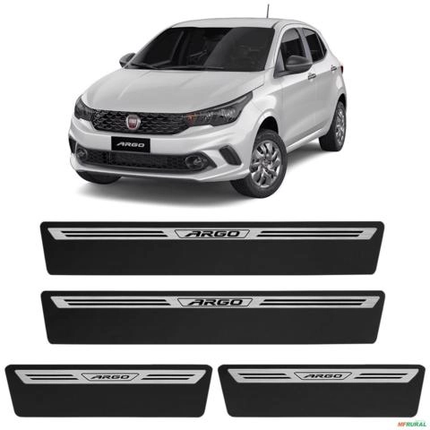 Jogo de Soleira Premium Argo 2018 a 2026 Escovada 4 Portas Imagem Jogo de Soleira Premium Argo 2018 a 2026 Escovada 4 Portas