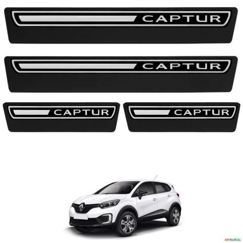 Jogo de Soleira Premium Captur 2017 a 2024 Elegance 4 Portas Imagem Jogo de Soleira Premium Captur 2017 a 2024 Elegance 4 Portas
