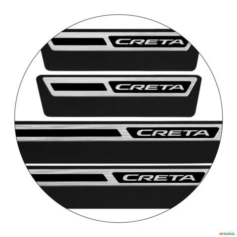 Jogo de Soleira Premium Creta 2017 a 2021 Escovada 4 Portas