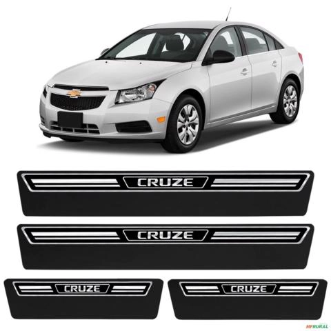 Jogo de Soleira Premium Cruze 2012 a 2023 Elegance 4 Portas Imagem Jogo de Soleira Premium Cruze 2012 a 2023 Elegance 4 Portas