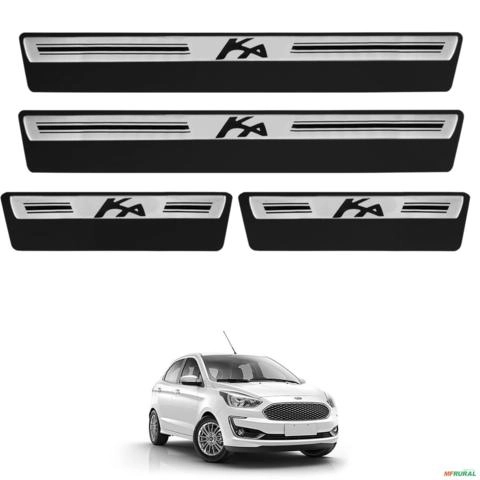 Jogo de Soleira Premium Ka 2015 a 2021 Escovada 4 Portas Imagem Jogo de Soleira Premium Ka 2015 a 2021 Escovada 4 Portas