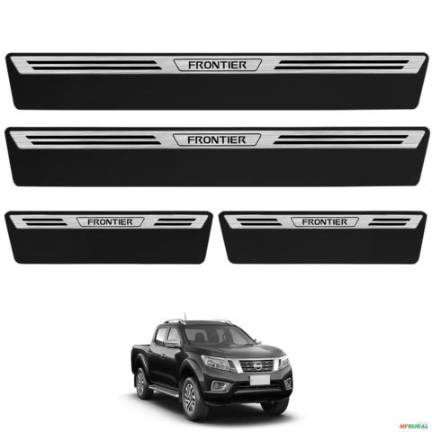 Jogo de Soleira Premium Frontier 2017 a 2025 Escovada 4 Portas Imagem Jogo de Soleira Premium Frontier 2017 a 2025 Escovada 4 Portas