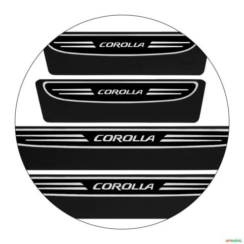 Jogo de Soleira Premium Corolla 2014 a 2019 Elegance 4 Portas