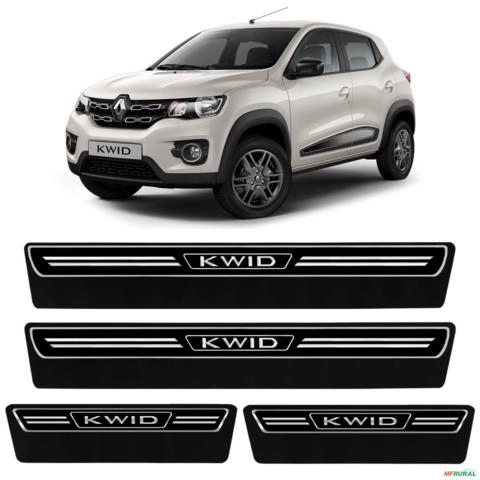 Jogo de Soleira Premium Kwid 2018 a 2026 Elegance 4 Portas Imagem Jogo de Soleira Premium Kwid 2018 a 2026 Elegance 4 Portas