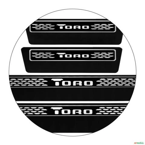 Jogo de Soleira Premium Fiat Toro 2016 a 2023 Elegance 4 Portas