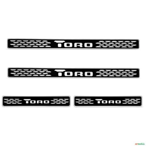 Imagem Jogo de Soleira Premium Toro 2016 a 2025 Elegance 4 Portas Imagem Jogo de Soleira Premium Toro 2016 a 2025 Elegance 4 Portas