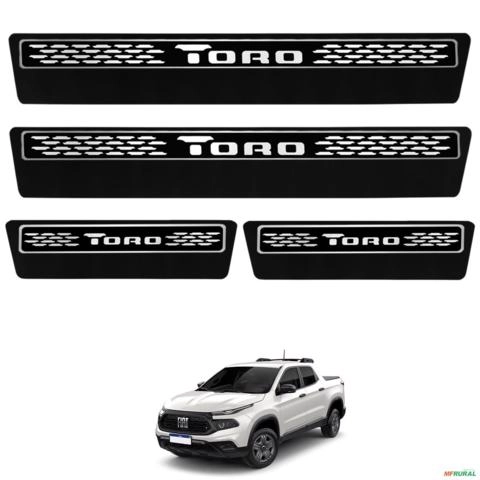 Jogo de Soleira Premium Toro 2016 a 2026 Elegance 4 Portas Imagem Jogo de Soleira Premium Toro 2016 a 2026 Elegance 4 Portas